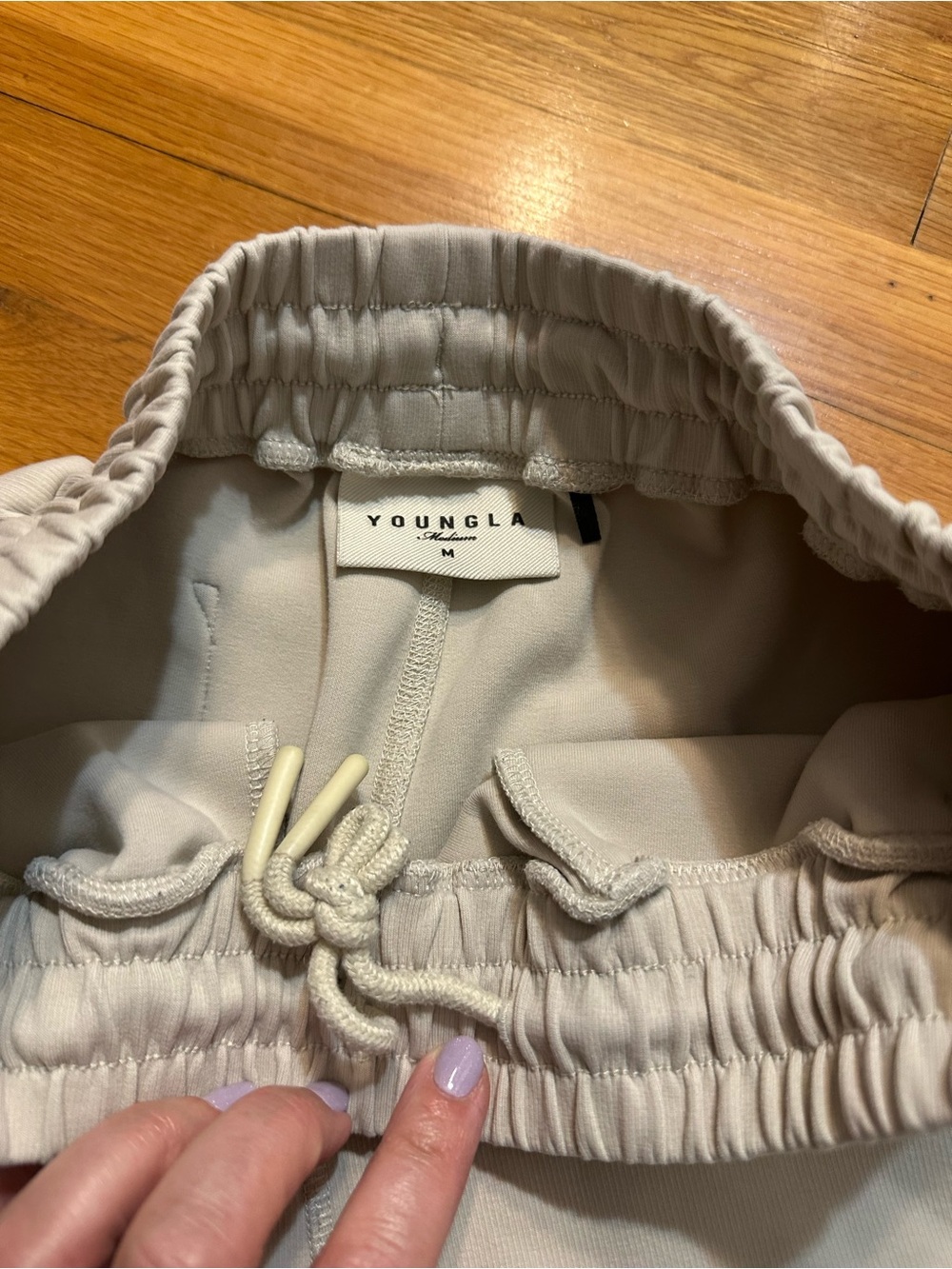 YoungLA Light Gray Men's Jogger Sweatpants - Picture 5 of 9